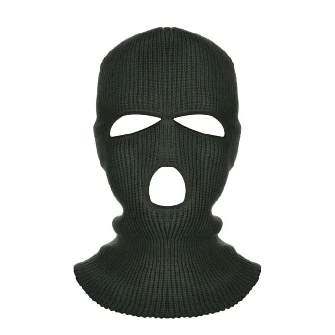 Cagoule tactique 3 trous en tricot – Image 3