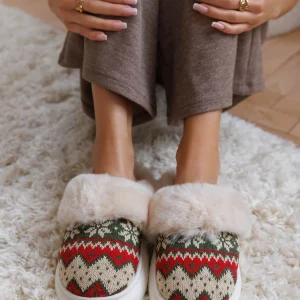 Chausson motif jacquard