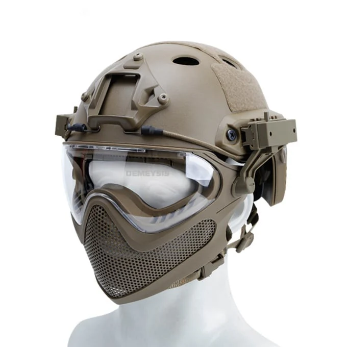 Casque militaire protection complète – Image 3