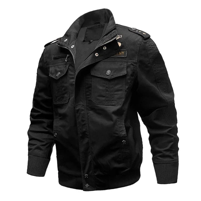 Blouson militaire en coton pour homme – Image 3