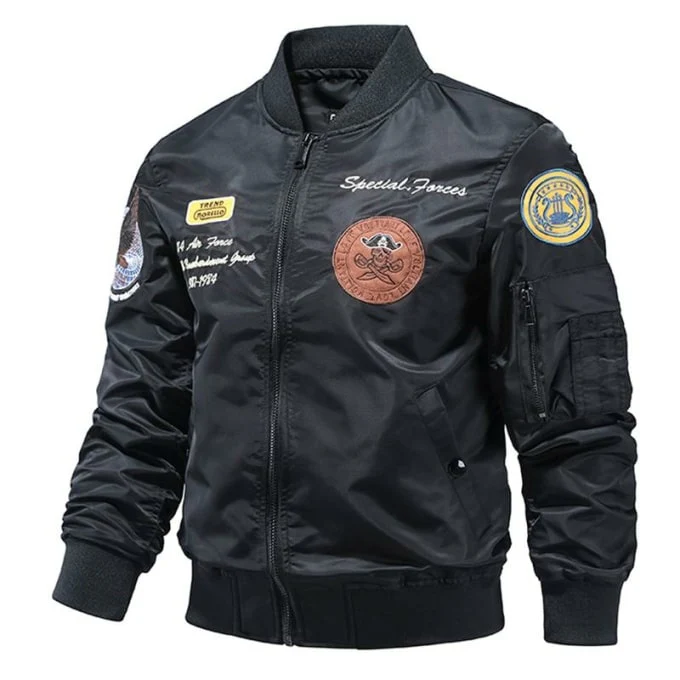 Blouson d’aviation vintage pour homme – Image 2