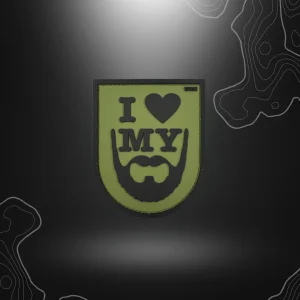 I LOVE MY BARBE BASSE VISU PVC