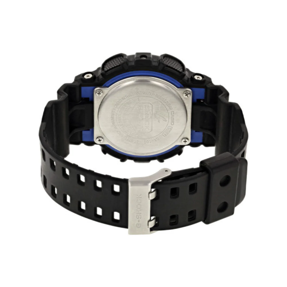 MONTRE G-SHOCK GA-100 NOIR/BLEU | CASIO – Image 3