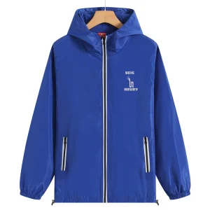 Coupe-vent décontracté seigneury sport design confortable respirant, printemps été