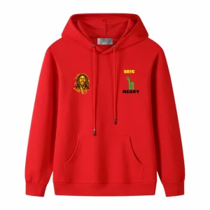 Sweat à capuche SEIGNEURY Marley collection– Unisexe 100% Coton, Logo Signature