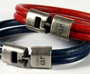 BRACELET HOMME CUIR PUNTO AR CHINAS 22 - Élégance et Style Moderne