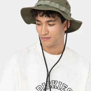 Chapeau Dickies Kaki - Style Militaire Unisexe, Confort et Durabilité