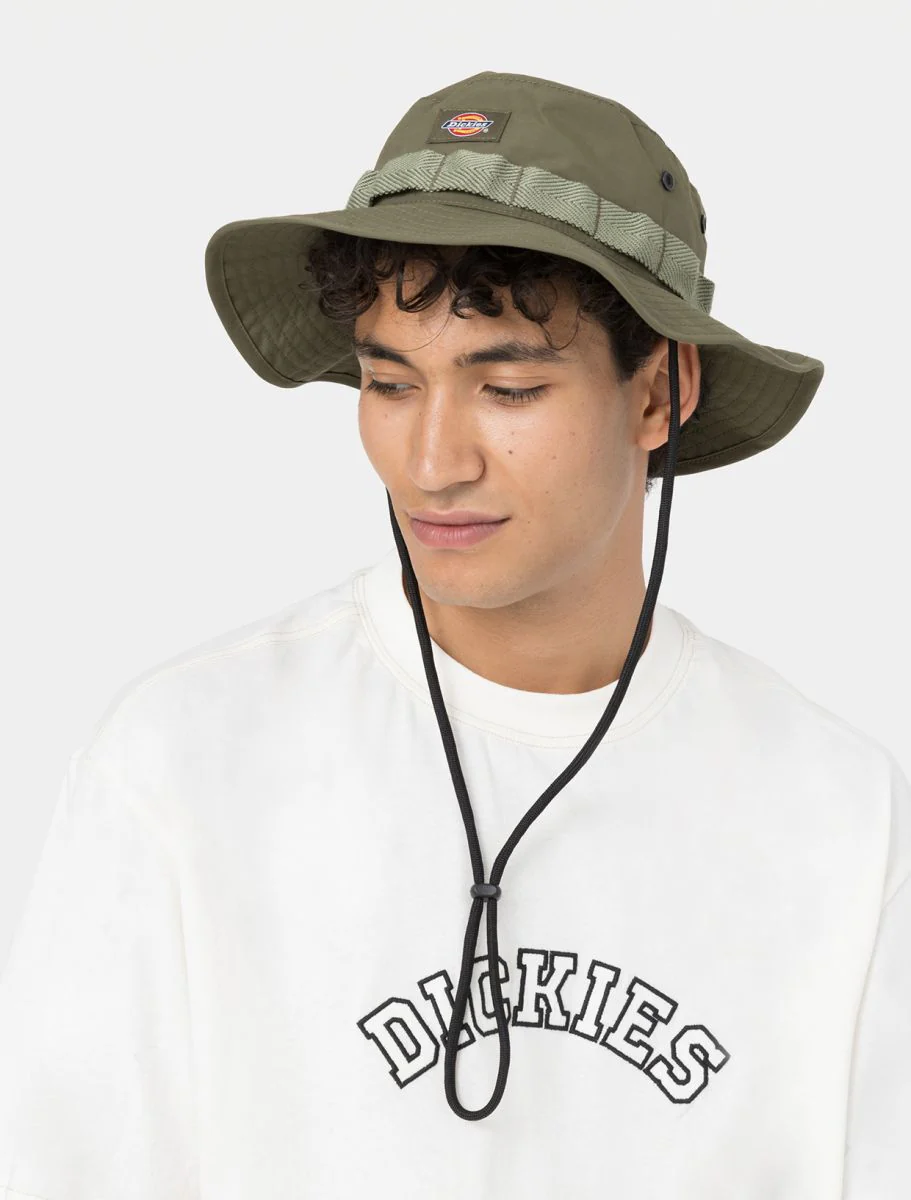 Chapeau Dickies Kaki - Style Militaire Unisexe, Confort et Durabilité