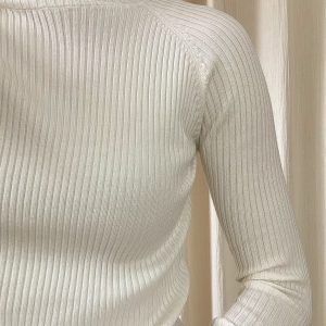 Pull basique - Col roulé côtelé