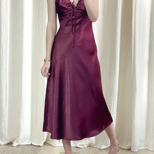 Robe Esmée - Robe midi satinée