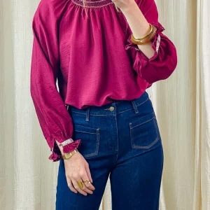 Blouse Bonnie – Blouse smockée au col
