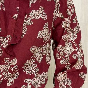 Blouse Lina - Blouse avec broderie et froufrou