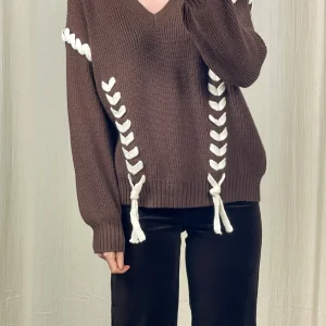 Pull Anna - Pull en maille tressée