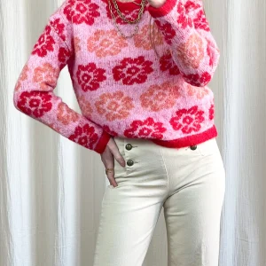 Pull Harmony - Pull imprimé fleurs