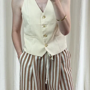 Veston Clémence - Gilet sans manche boutonné