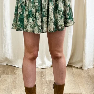 Jupe Eva – Jupe plissée fleurie