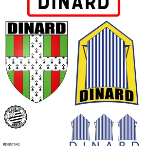 Planche Autocollants DINARD