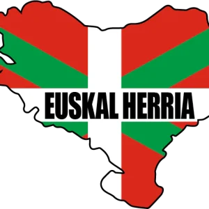 Autocollant Carte Pays Basque EUSKAL HERRIA
