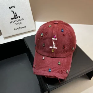 Casquette de Baseball Coréenne de Luxe SEIGNEURY – Élégance Tendance 2025