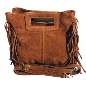 Sac Alba Camel - Chic Urbain en Croûte de Cuir