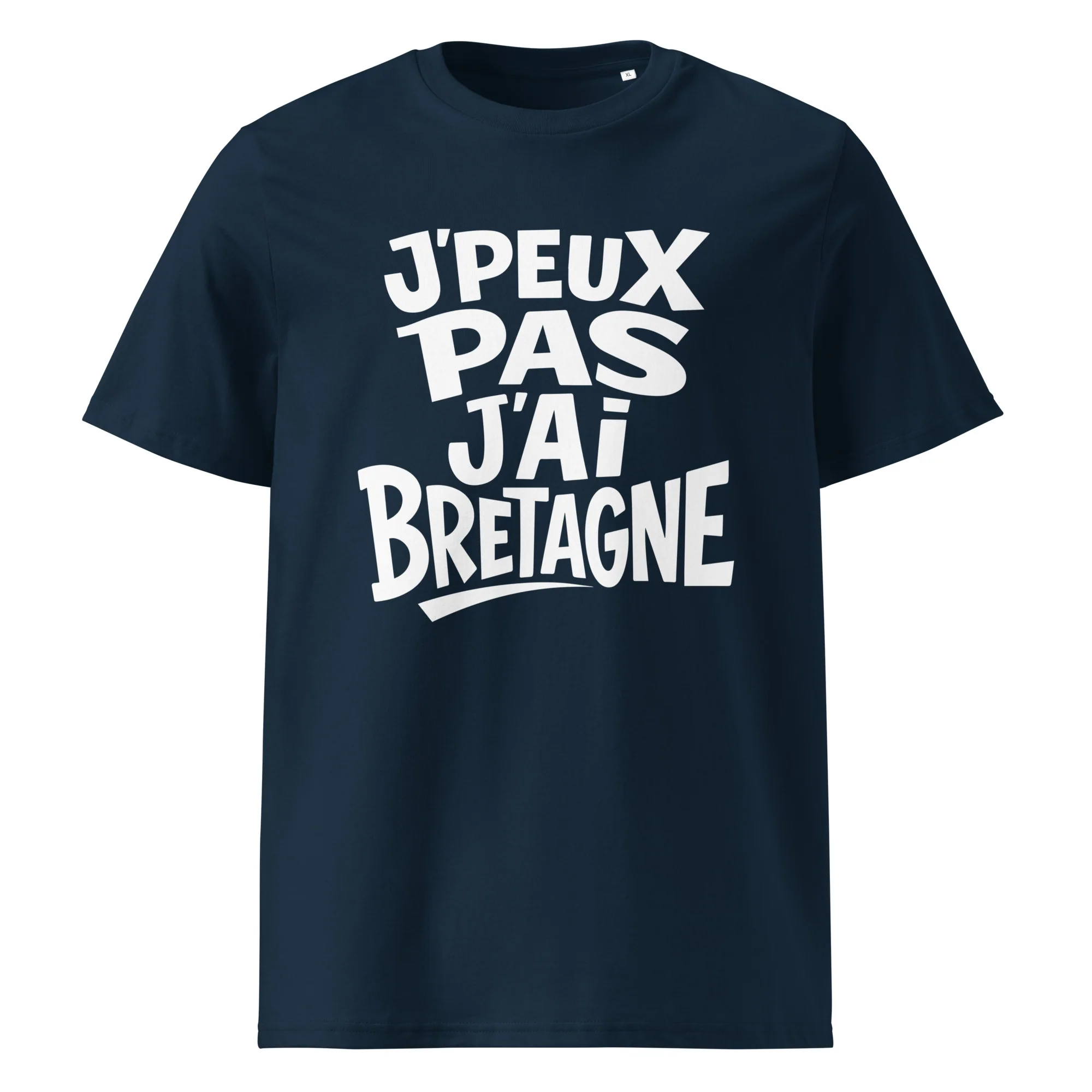 T-shirt « J’peux pas, j’ai Bretagne » – Typographie décalée – Image 2