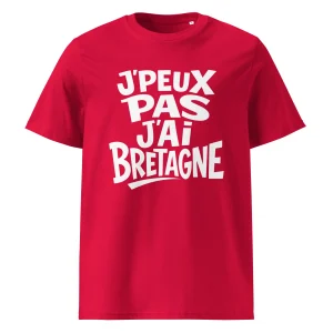 T-shirt « J’peux pas, j’ai Bretagne » – Typographie décalée