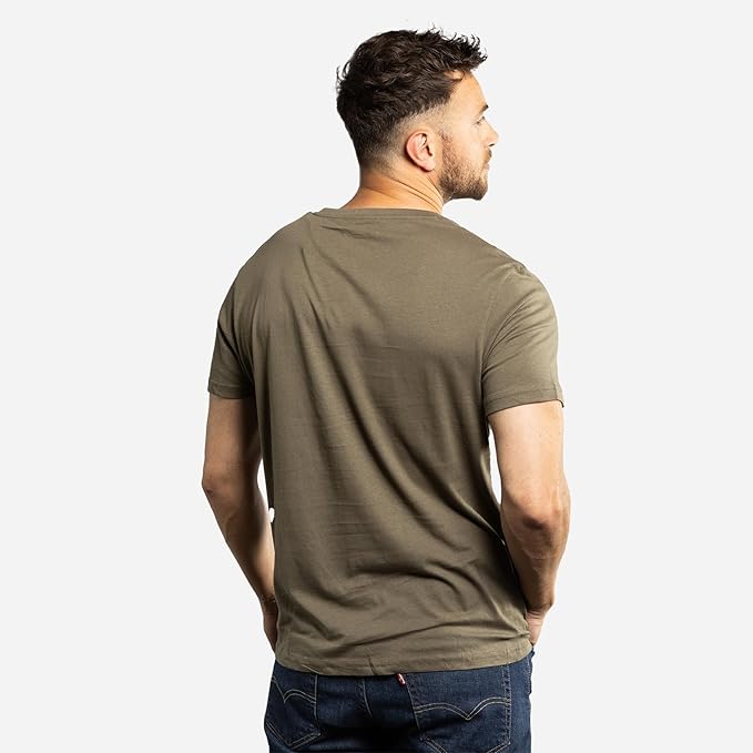 Tee Shirt Homme Von Dutch Col Rond Manches Courtes LOGO 3-K-Kaki – Image 3