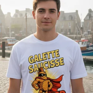 T-shirt Galette Saucisse Powered