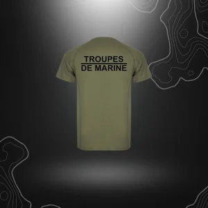 T-SHIRT TROUPES DE MARINE VERT