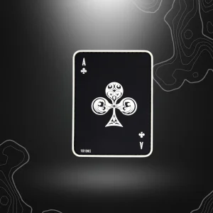 PATCH AS DE TREFLE NOIR PVC