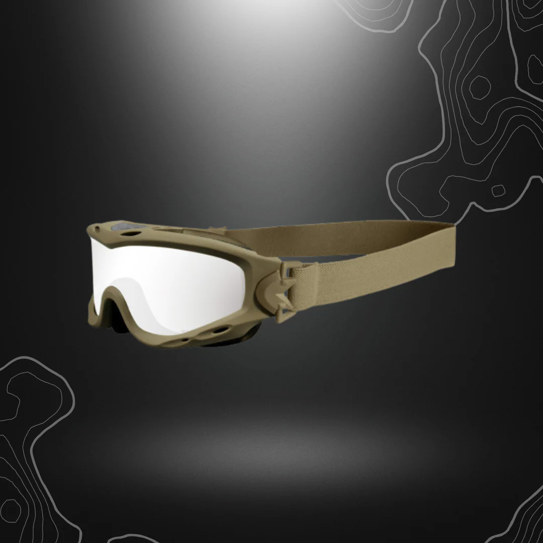 MASQUE DE PROTECTION BALISTIQUE SPEAR TAN VERRE FUMEE/ INCOLORE | WILEY X