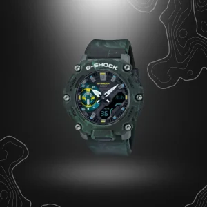 MONTRE G-SHOCK GA-2200MFR-3AER VERT | CASIO