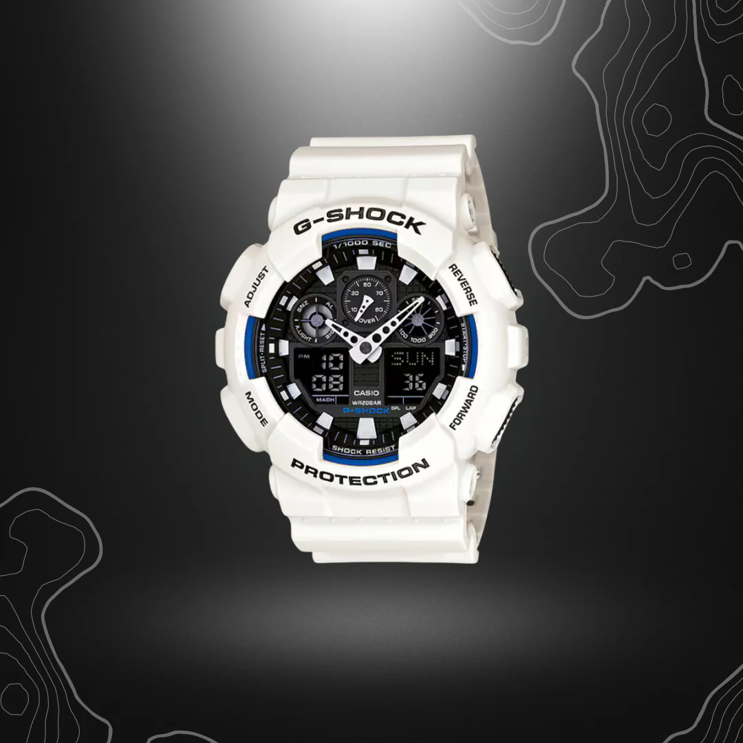 MONTRE G-SHOCK GA-100B-7AER BLANCHE | CASIO