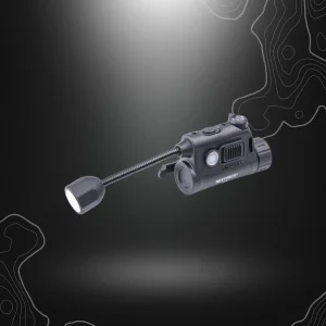 LAMPE DE CASQUE FAST RECHARGEABLE RSTAR ECLAIRAGE BLANC, ROUGE ET VERT + INFRAROUGE 80 LUMENS | NEXTORCH