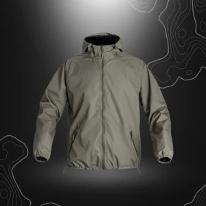 VESTE COURTE LIGHTSELL RAIN PROTECT VERT OLIVE | A10 EQUIPMENT