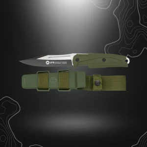 COUTEAU TACTIQUE FIXE 32758 VERT  K25