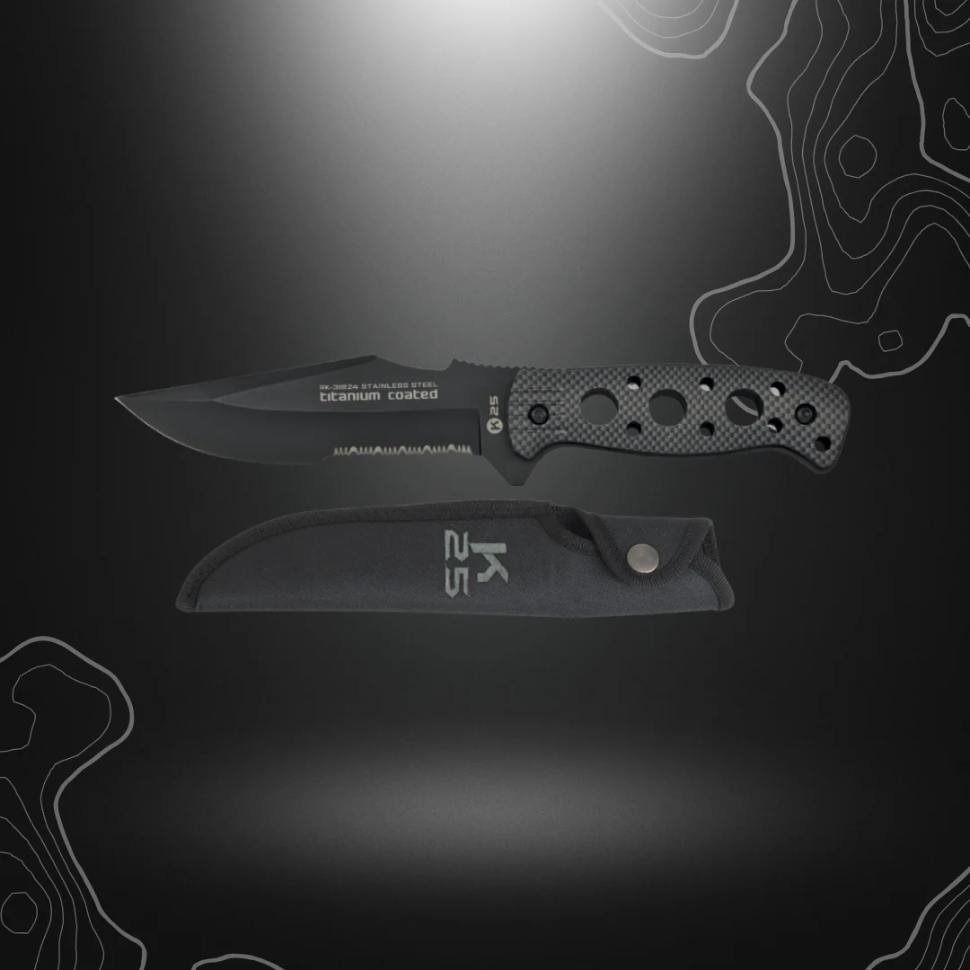 COUTEAU LAME FIXE CARBON 31824 K25