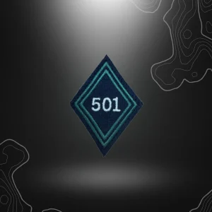 PATCH LOSANGE D'ARME 501 RCC