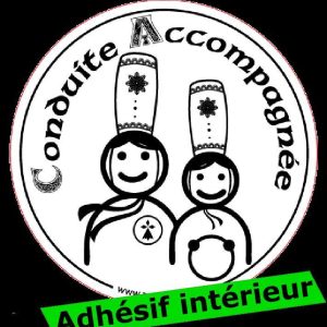 Adhésif Intérieur Conduite Accompagnée Bretonnes