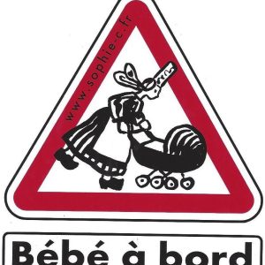Autocollant Bébé à Bord Bigoudène Sophie C