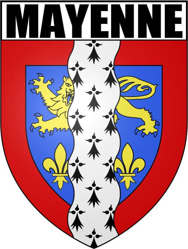 Autocollant Blason Mayenne