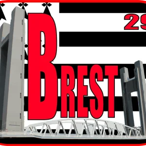 Autocollant Brest Recouvrance