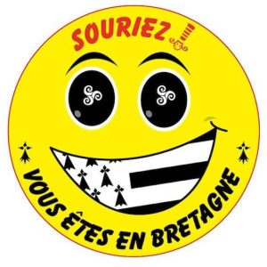 Autocollant Breton Smiley Bretagne