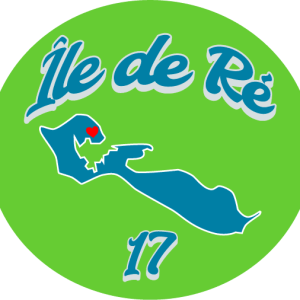 Autocollant Carte Île de Ré 17 Charente Maritime