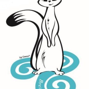 Autocollant Hermine by Gwen