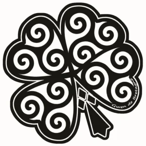 Autocollant Porte Bonheur Breton Création Gwenn de Bretagne