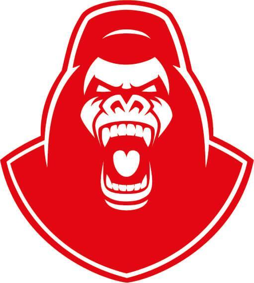 Autocollant Tête de Gorille en Colère – Image 2