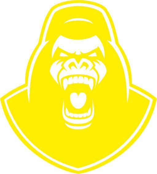 Autocollant Tête de Gorille en Colère – Image 3