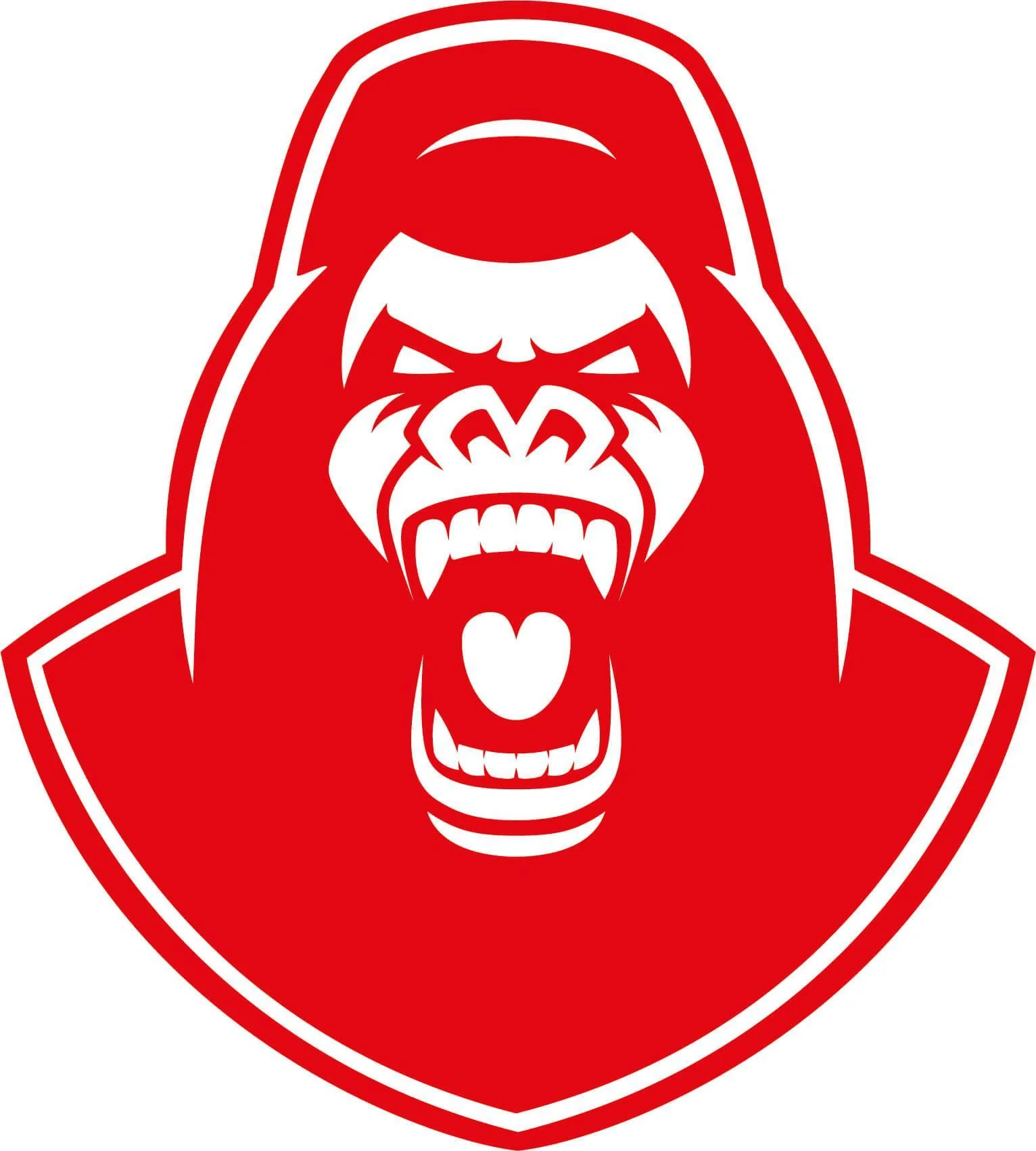 Autocollant Tête de Gorille en Colère – Image 6