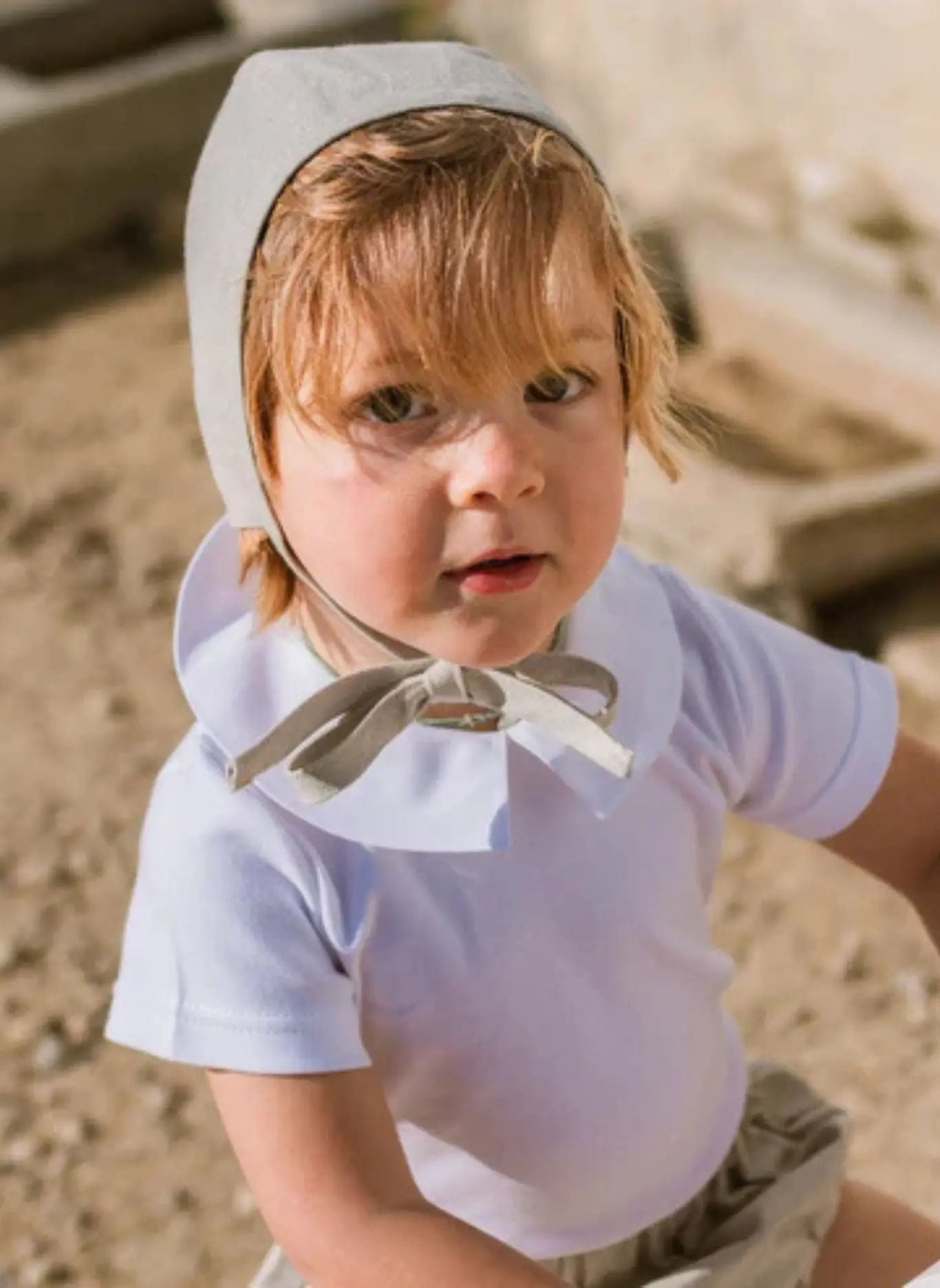 Body manches courtes avec col claudine – Image 2